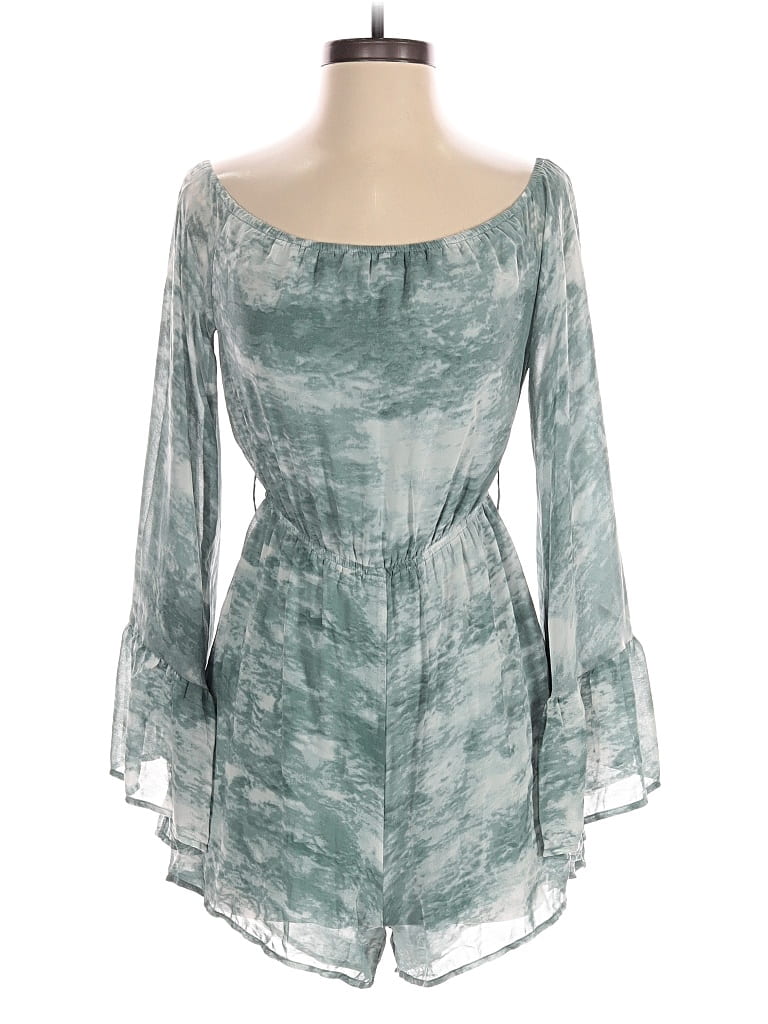 Pre-owned Fashion Nova Romper In Blue