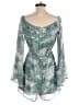 Fashion Nova 100% Polyester Teal Blue Romper Size S - photo 2