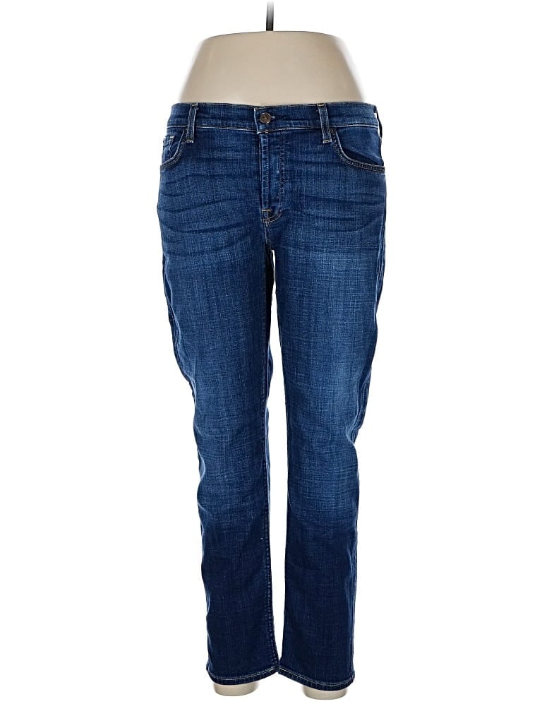 Pre-owned 7 For All Mankind Jeans In Blue
