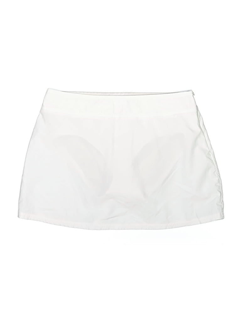 Pre-owned Lands' End Skort In White