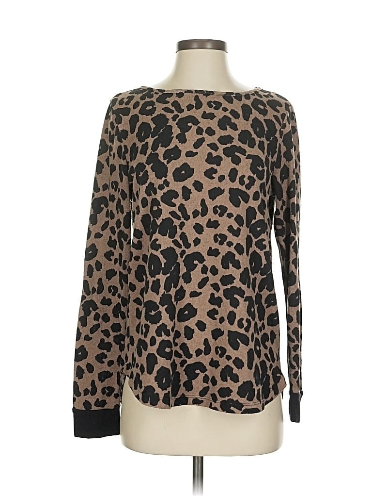 Pre-owned Pink Clover Pullover Sweater In Brown