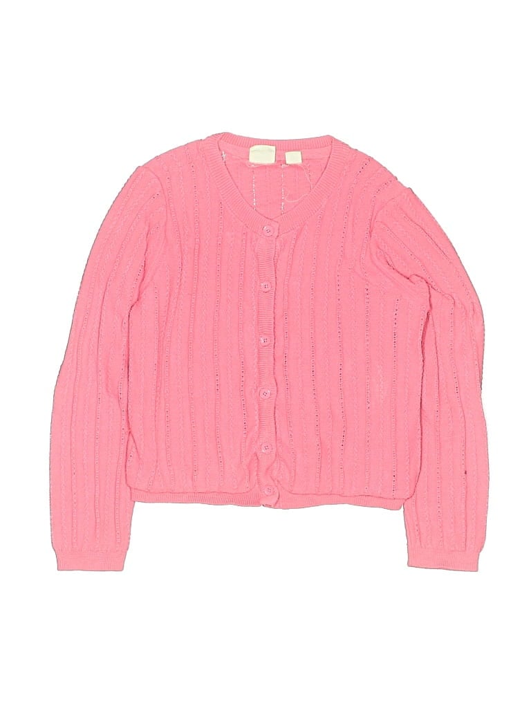 Pre-owned Gap Kids' Cardigan Sweater In Pink