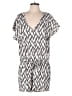 J.Crew Chevron-herringbone Silver Romper Size M - photo 1