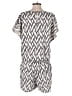 J.Crew Chevron-herringbone Silver Romper Size M - photo 2