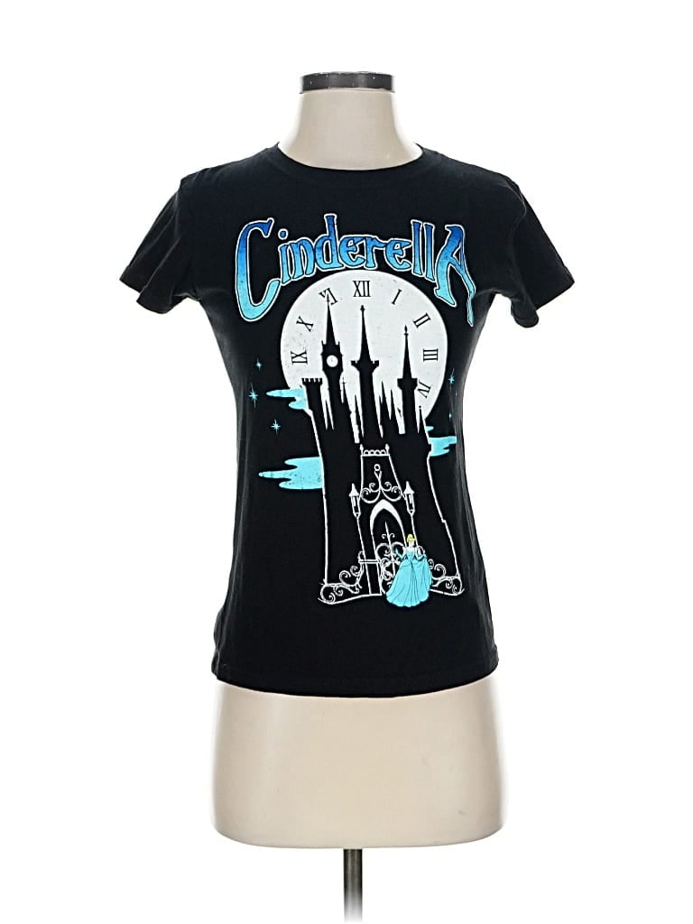 Pre-owned Disney Short Sleeve T-shirt In Black