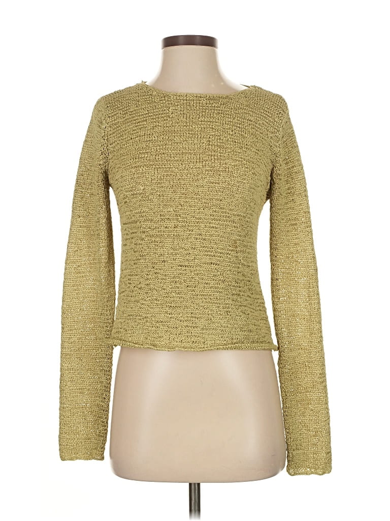 Pre-owned Donna Karan Cardigan Sweater In Green