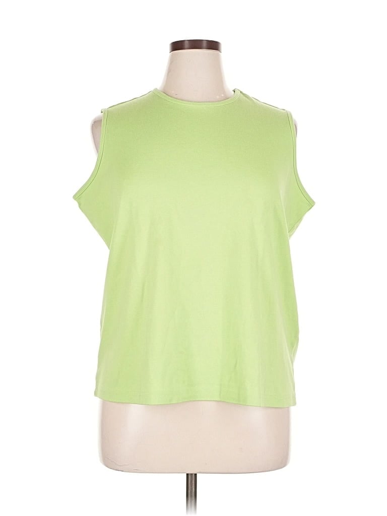 Pre-owned Blair Sleeveless T-shirt In Green