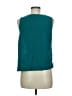 James Coviello 100% Polyester Teal Sleeveless Blouse Size M - photo 2