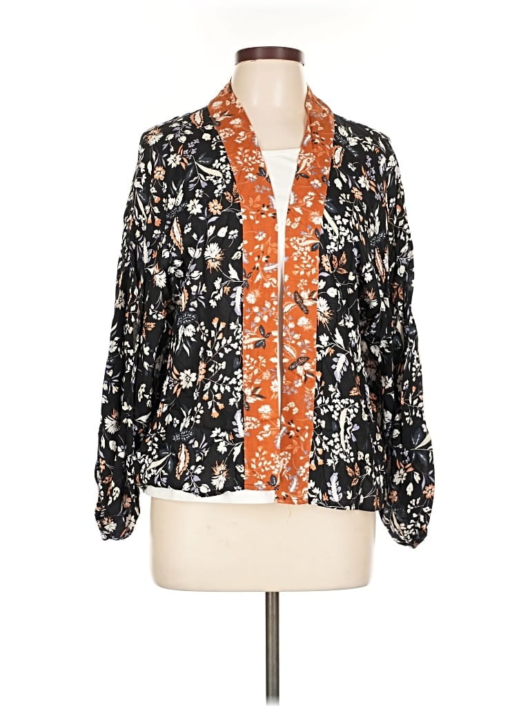 Pre-owned Michael Stars 3/4 Sleeve Blouse In Orange