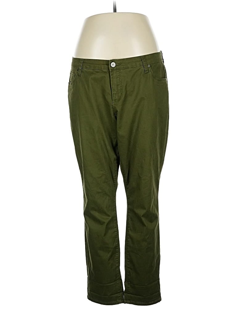 Pre-owned Kut From The Kloth Casual Pants In Green