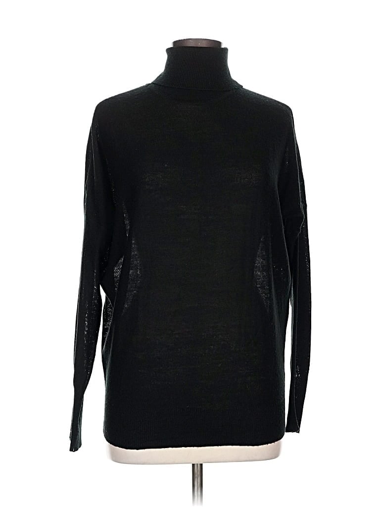 Pre-owned Zara Turtleneck Sweater In Black