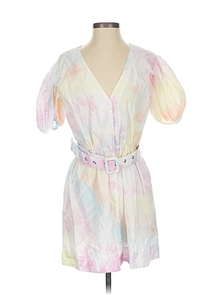 Pre-owned S/w/f Casual Dress In Yellow