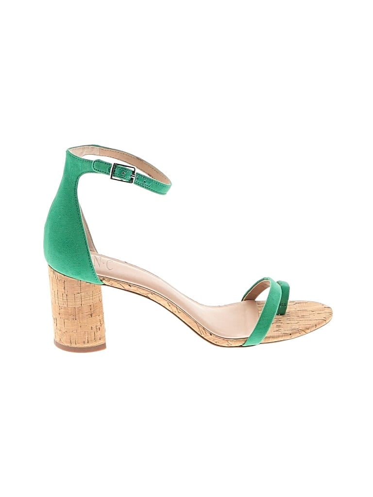 Pre-owned Inc International Concepts Sandals In Green