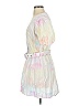 S/W/F Tie-dye White Yellow Casual Dress Size S (estimated) - photo 5