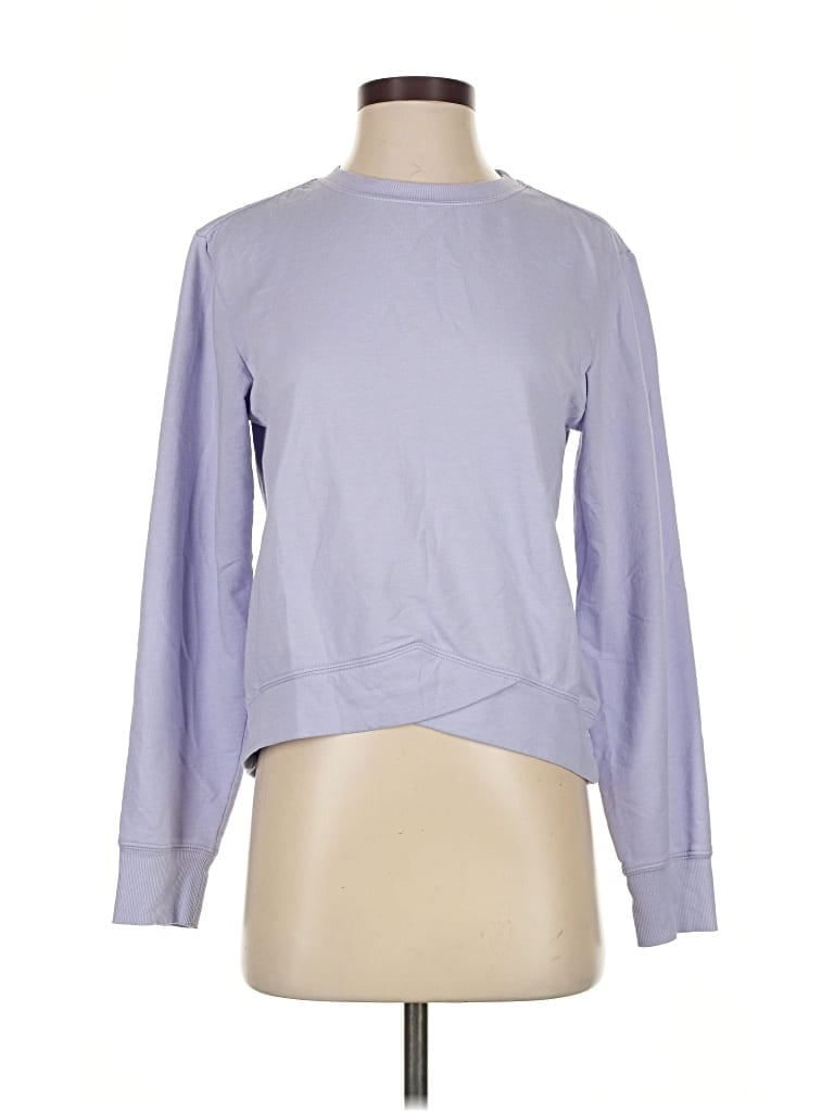 Pre-owned Z By Zella Sweatshirt In Purple