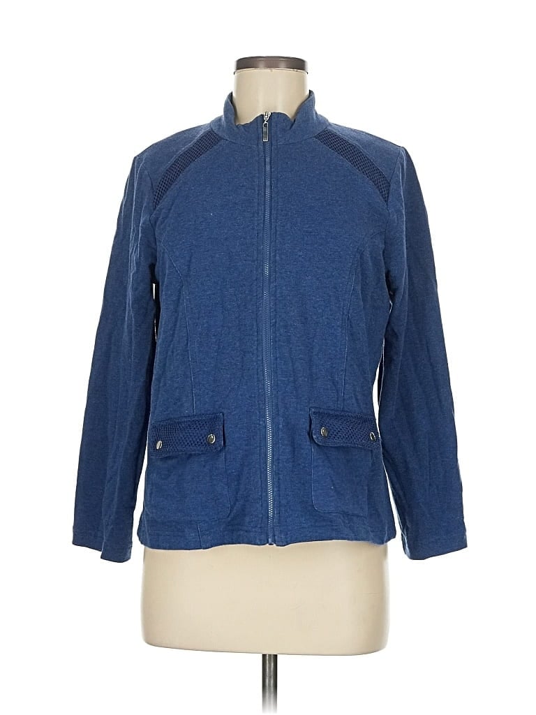 Pre-owned Alfred Dunner Jacket In Blue
