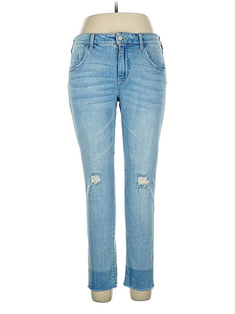 Pre-owned Pilcro And The Letterpress Jeans In Blue