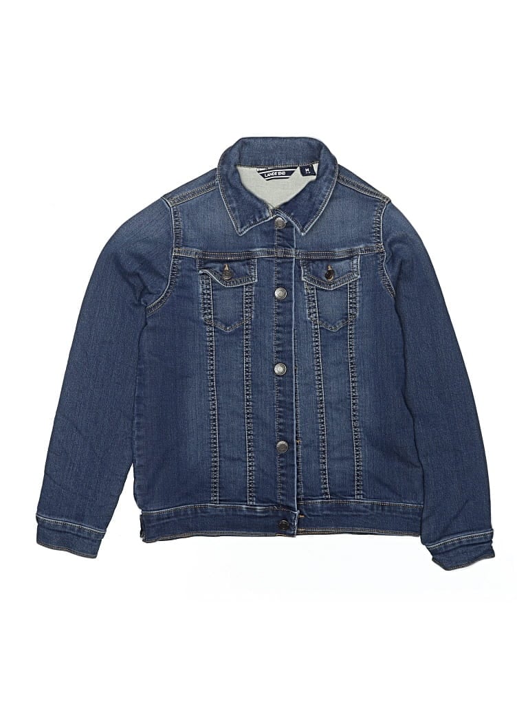 Pre-owned Lands' End Kids' Denim Jacket In Blue