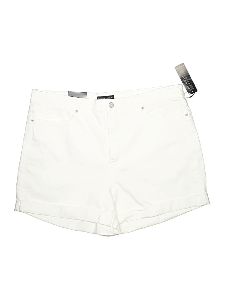 Banana Republic Factory Store Denim Shorts In White