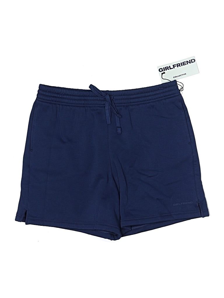 Girlfriend Collective Athletic Shorts In Blue