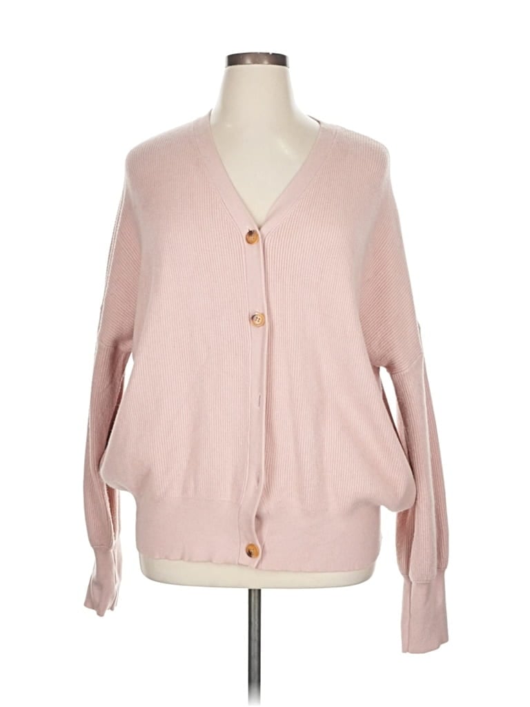 Pre-owned Anrabess Cardigan Sweater In Pink
