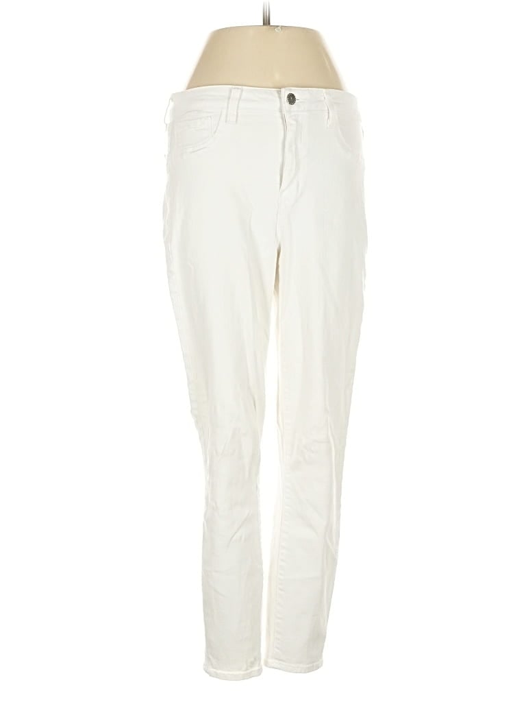 Pre-owned L'agence Casual Pants In White