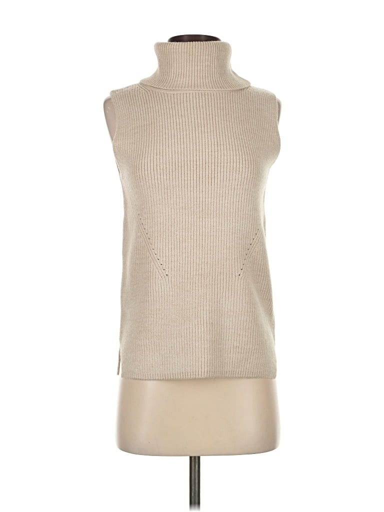 Pre-owned French Connection Sweater Vest In Brown