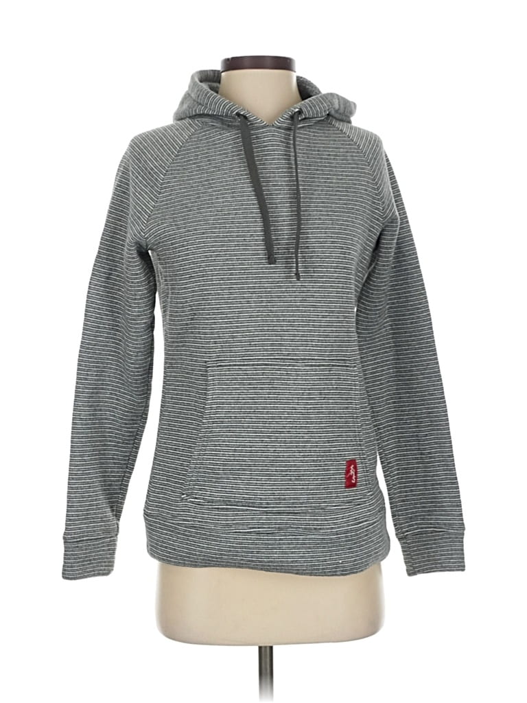 Pre-owned Eastern Mountain Sports Pullover Hoodie In Gray