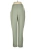 Express Solid Green Casual Pants Size S - photo 2