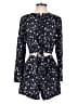 Club Monaco 100% Silk Print Blue Romper Size 2 - photo 1