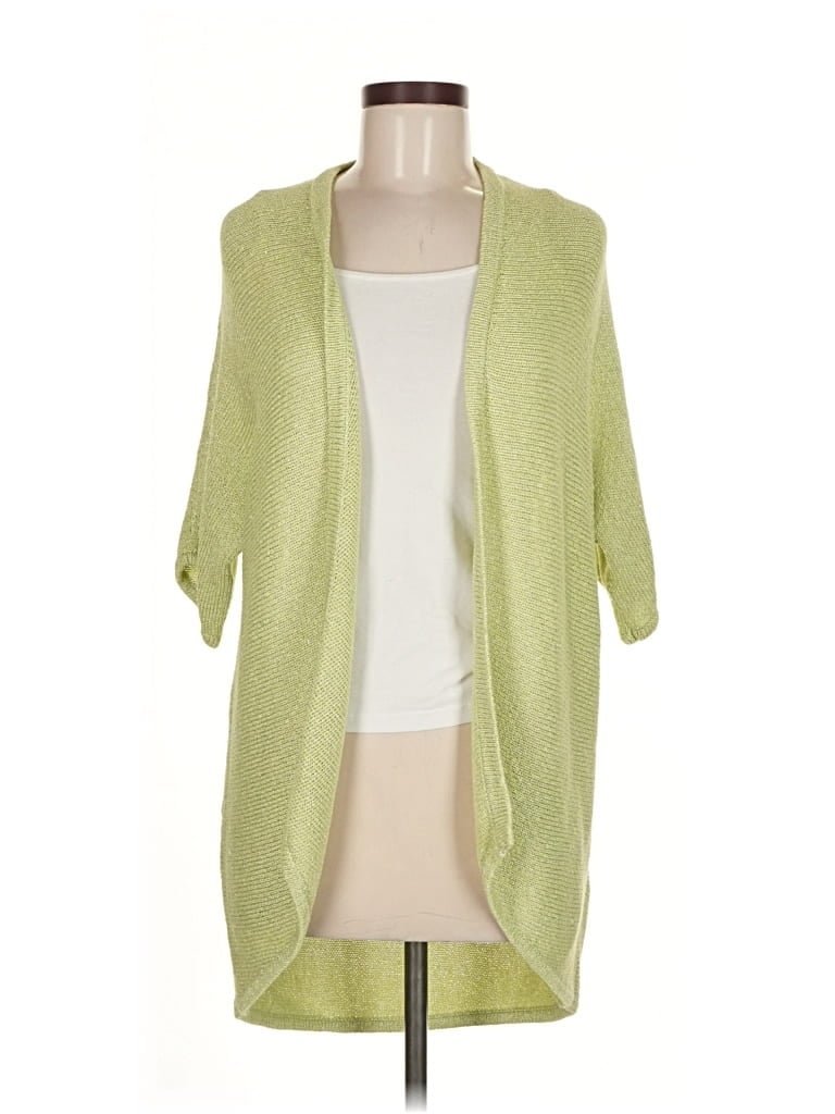 Pre-owned Chico's Cardigan Sweater In Green