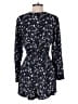 Club Monaco 100% Silk Print Blue Romper Size 2 - photo 2