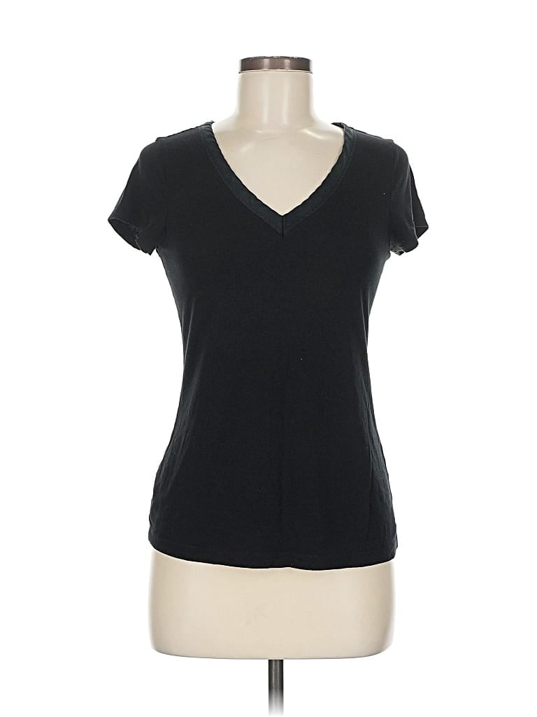 Pre-owned Banana Republic Short Sleeve T-shirt In Black