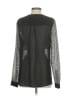 MICHAEL Michael Kors 100% Polyester Houndstooth Black Long Sleeve Blouse Size S - photo 2