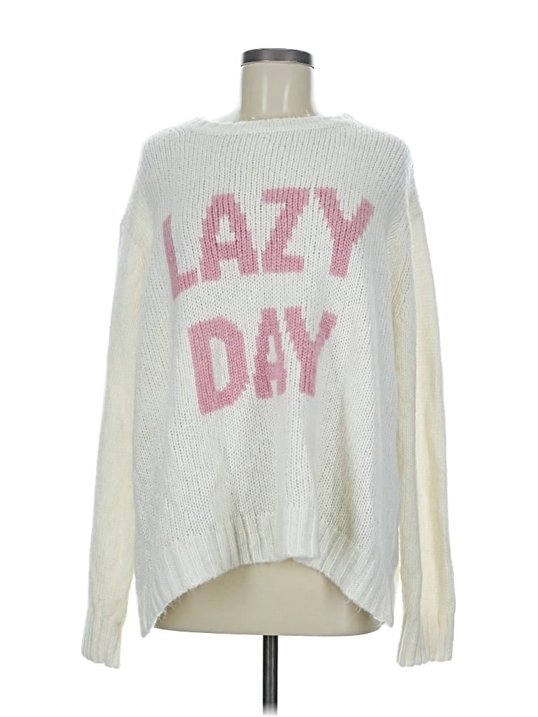 Pre-owned Wooden Ships Pullover Sweater In White