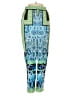 Hale Bob Print Blue Active Pants Size XS - photo 1
