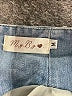 Assorted Brands Solid Blue Denim Skirt Size M - photo 3