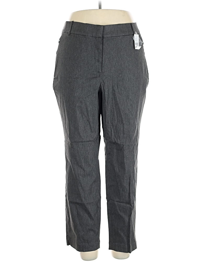 Pre-owned Lane Bryant Casual Pants In Gray