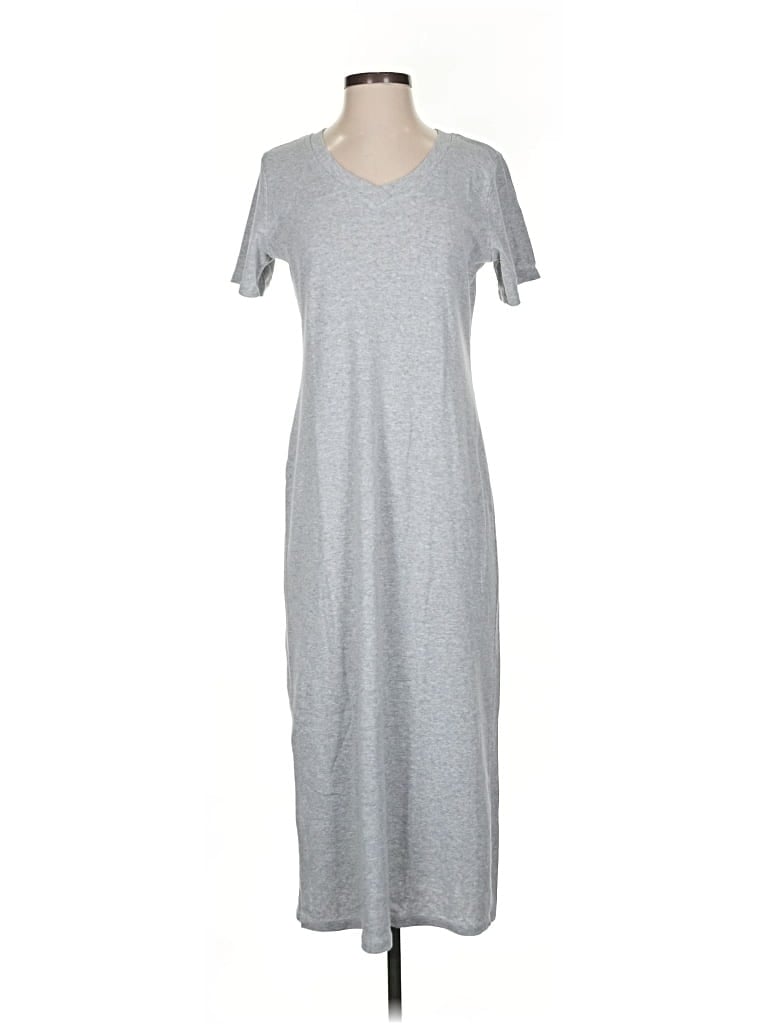 Pre-owned Hanes Casual Dress In Gray