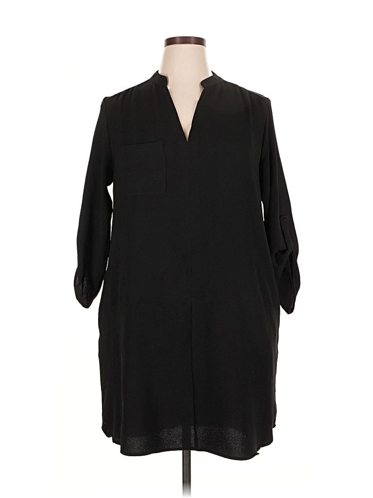 Pre-owned Lush Casual Dress In Black