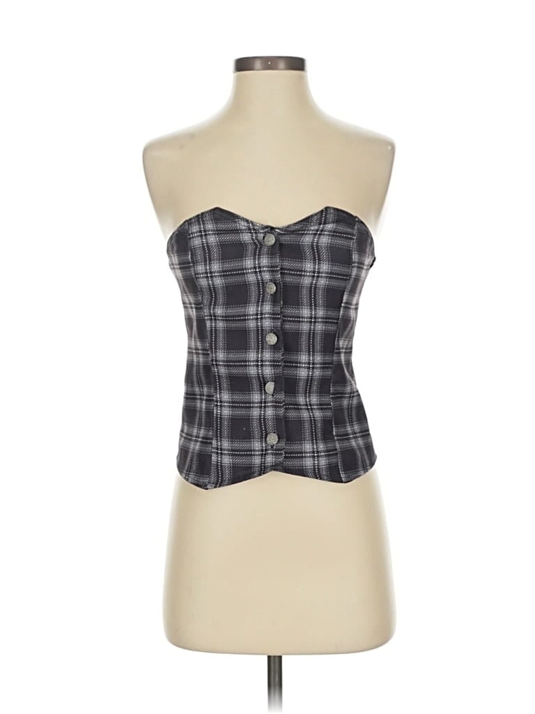 Pre-owned Shein Tube Top Black Strapless Neckline Tops