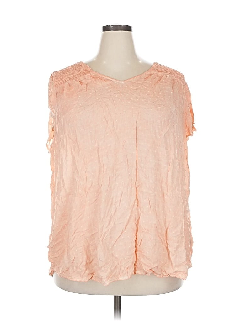 Pre-owned Torrid Sleeveless Blouse In Orange