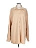 Assorted Brands Solid Tan Long Sleeve Blouse Size L - photo 1