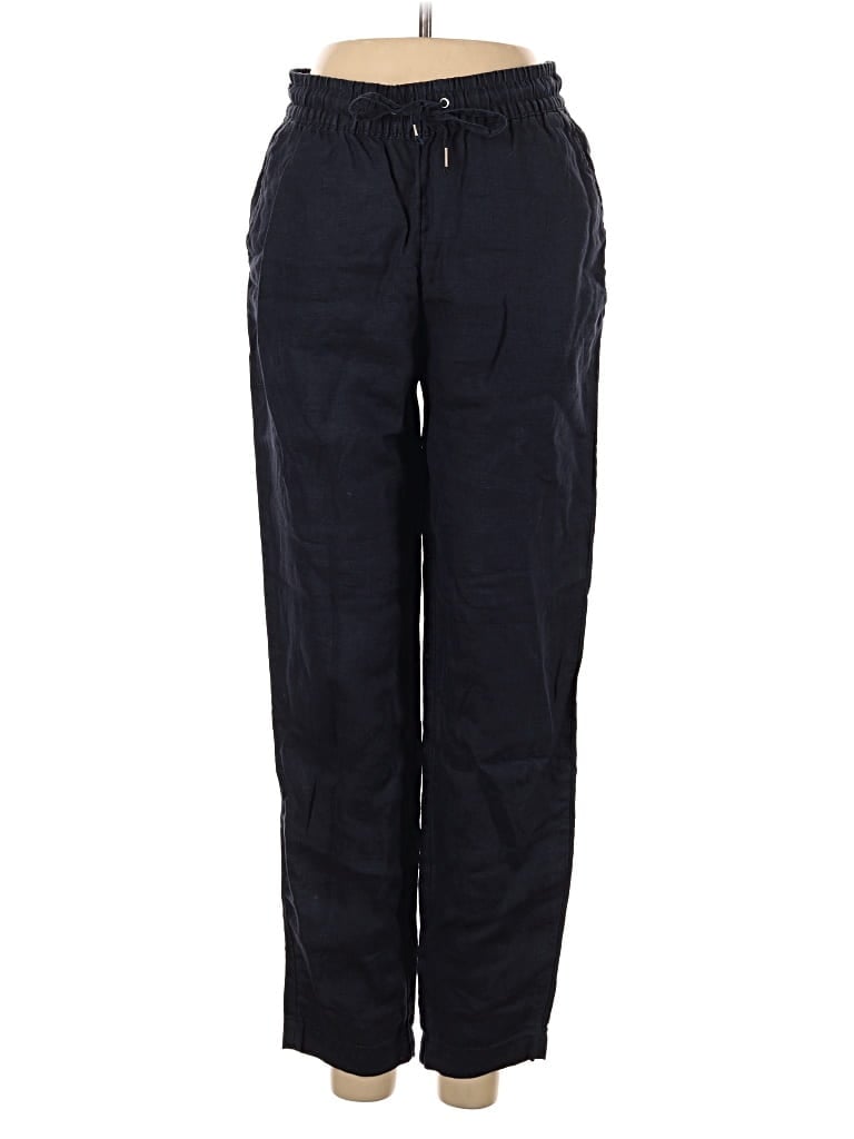 Pre-owned H&m L.o.g.g. Linen Pants In Blue