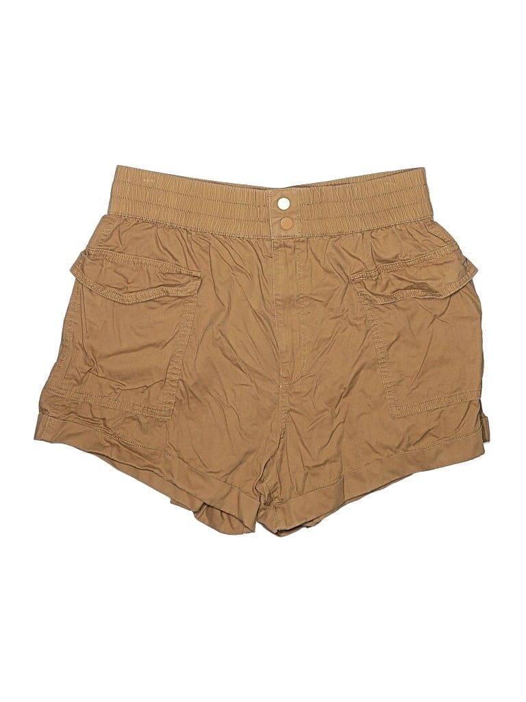 Pre-owned Abercrombie & Fitch Khaki Shorts In Brown