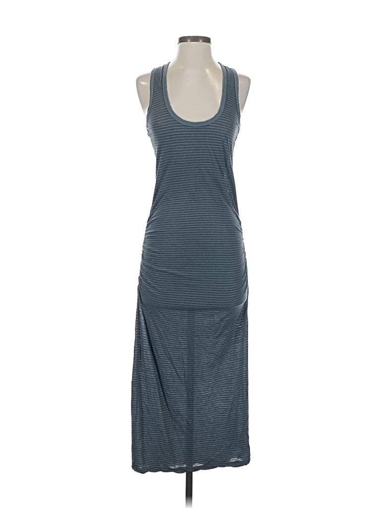 Pre-owned James Perse Casual Dress In Gray