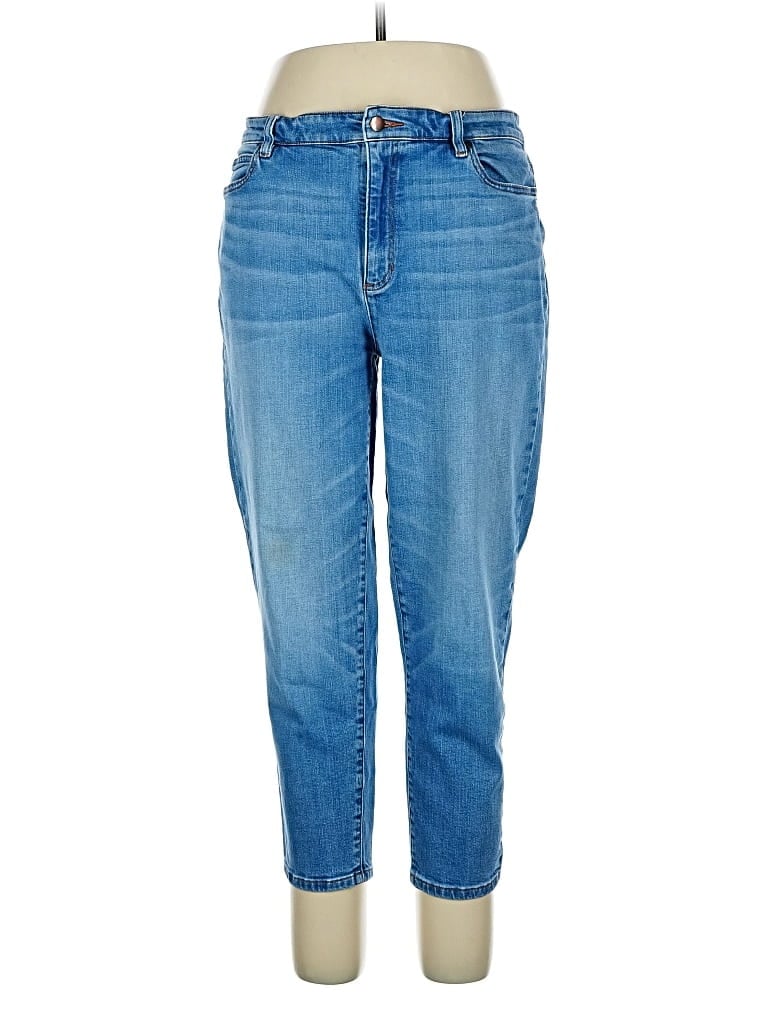 Pre-owned Eileen Fisher Jeans In Blue