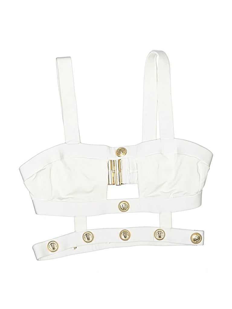 Pre-owned Mlb Swimsuit Top White Swimwear