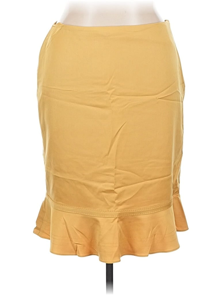 Pre-owned Anne Klein Casual Skirt In Yellow