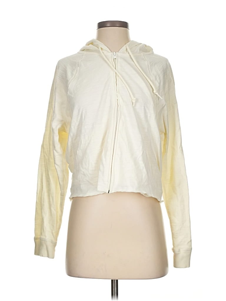 Pre-owned Victoria's Secret Pink Cardigan Sweater In White